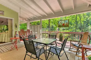 Smoky Mtn Cottage on Creek w/ Lanai & Forest Views - Image 3