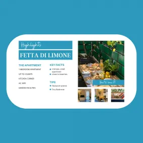 Fetta di Limone Apartment with AC and Patio - Image 2