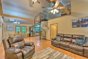 Deck + Fire Pit: Lakefront Hideaway in Scranton! - Image 3