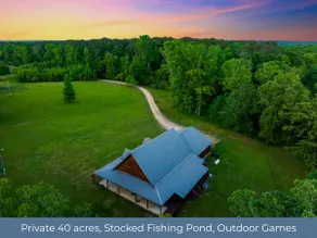Secluded 40-Acre Cabin w/ Private Pond - Image 2