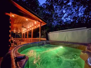Cozy Couples Cabin, Hot Tub, Fire Pit, Grill - Image 2