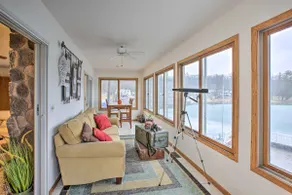 Lakefront Newaygo Home - Private Dock, Kayaks - Image 3