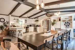 Creekfront 4BR Home | Hot Tub, Dock & Firepit | Sleeps 9 | No Pets - Image 2