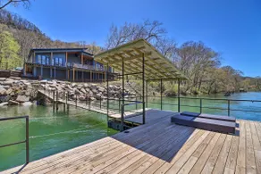 Boat Dock & Slip: Riverfront Home in Heber Springs - Image 3