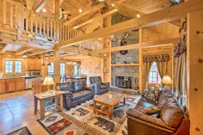 Deck, Grill & Views! Carroll Log Cabin Near Hiking - Image 5