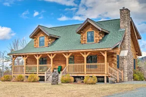 Deck, Grill & Views! Carroll Log Cabin Near Hiking - Image 4