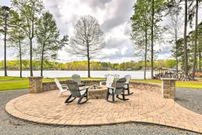 Dock & Fire Pit: Mt Gilead Villa on Lake Tillery - Image 2