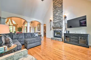 Dock & Fire Pit: Mt Gilead Villa on Lake Tillery - Image 5