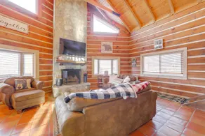 True Log Cabin w/ Game Room, Year-Round Views - Image 4