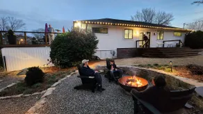fire pit+corn hole+bikes+gym+golf pass | Art inspired retreat - Image 2