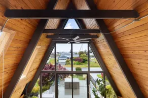 Mountain View A-Frame Getaway with Fire Pit & Deck - Image 3