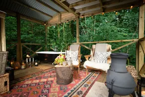 Cosy cute cabin | Large veranda | Outdoor bath - Image 4