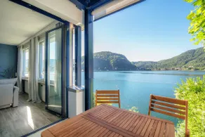 Apartment with 180° view of Lake Lugano in Ponte Tresa (LA FINESTRA BLU) - Image 3