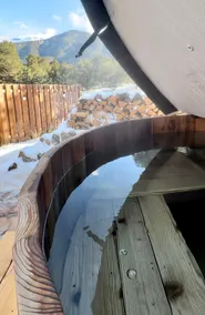 Cozy stargazers cabin w/ HOT TUB & wood stove - Image 3