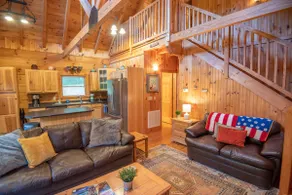 Updated Cabin Mins from Downtown West Jefferson- Hot Tub, Porches, Dogs OK - Image 4