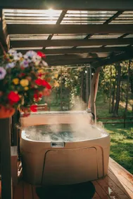 Forest Cottage with Hot Tub, Outdoor Baths & Alpacas - Image 3