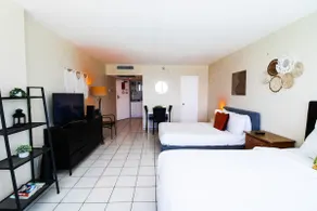 Studio avec vue sur l'océan, accès direct à la plage, piscine et court de tennis communs! - Image 2