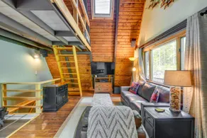 Saltwater Hot Tub & WFH-Friendly Warren Cabin! - Image 5