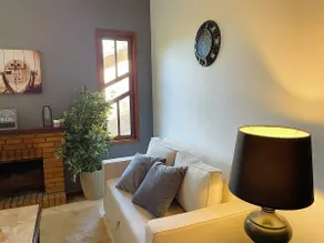 House with a fireplace in nature - Image 5