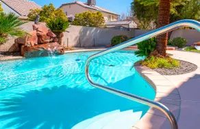 Stunning Pool at Chic 4BR Vegas Home - Image 3