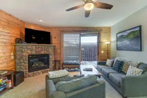 Patio & Mountain Views: Central Grand Lake Condo! - Image 4