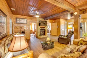 Hot Tub & Fire Pit: Riverfront Helen Cabin - Image 4