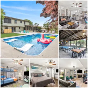 *New POOL with Sun Shelf <br>*5 beds<br>* Arcade<br>* Ping Pong<br>* Dog Friendly- Even a Doggy Door!<br>* Astro Turfed Yard<br>* 15 min to Downtown, 25 min to Pensacola Beach<br>* Kids Room with Toys, Crib, and High Chair<br>* Game Room Overlooking - Image 3