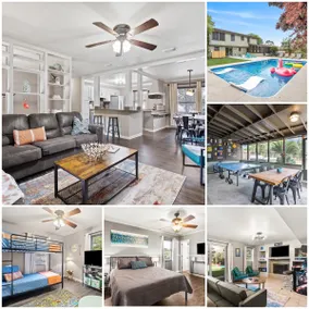 *New POOL with Sun Shelf <br>*5 beds<br>* Arcade<br>* Ping Pong<br>* Dog Friendly- Even a Doggy Door!<br>* Astro Turfed Yard<br>* 15 min to Downtown, 25 min to Pensacola Beach<br>* Kids Room with Toys, Crib, and High Chair<br>* Game Room Overlooking - Image 2