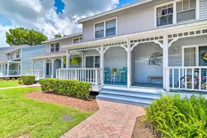 Old Florida Setting w/ Kayaks & Fishing Poles - Image 2
