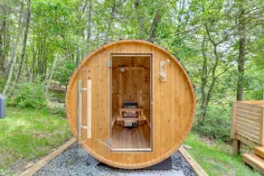Hot Tub, Fire Pit & Barrel Sauna: Poconos Abode - Image 3