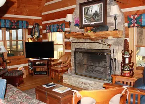 Palomar: Romantic Log Cabin,180* Views,WiFi,HotTub - Image 3