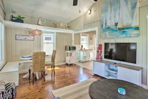 Chic Cottage w/ Private Yard: Steps to Beach! - Image 2