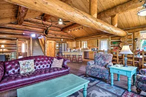< 1 Mi to Lake Granby: Log Cabin w/ Fire Pit - Image 5