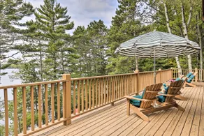 Waterfront Lake Tomahawk Cabin w/ Game Room! - Image 2