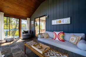 Riverfront Cabin | Fire Pit, Soaking Tub, Dogs OK - Image 3