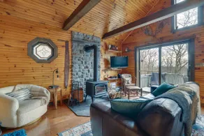 Deck + Forest Views: Secluded Cresco Cabin! - Image 3