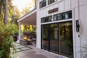 Exquisite Forested Retreat, Pet Friendly, Huge Patio w/ Fire-Table and TV, Steps From Dockside - Image 5