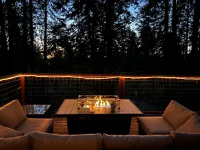 Forest View A-Frame: Modern Retreat w/ Fire Pit - Image 3