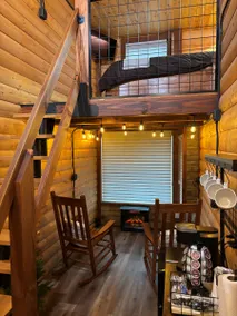 Cozy Loft Cabin Themed Suite - Main Street Sabetha - Image 2