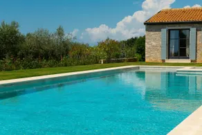 Villa avec terrasse, sauna et barbecue | Vue piscine - Image 5