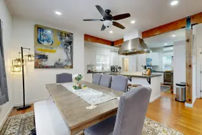 Relaxing river-view home with private patio, grill - Image 3