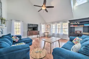 Country-Chic Home w/ Fire Pit, Steps to Lake! - Image 2