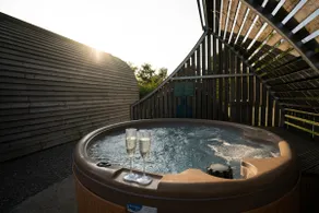 Large-Hot Tub-Cabin-Private Bathroom with - Image 3