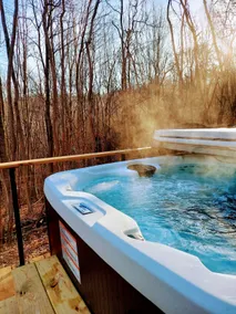 Walk to State Park trails! Hot tub+firepit+2 lofts - Image 3