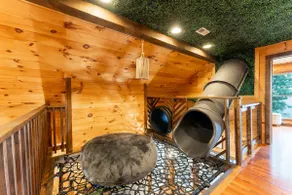 INNENPOOL! SPEKTAKULÄRE AUSSICHT! HOT TUB, KAMIN, FEUERWEHR!  Chatt TN 21 Meilen - Image 4