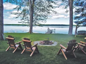 Harkness Waterfront Cabin on Burt Lake - Shore station and mooring! - Image 2