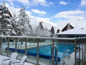 Enticing Mountain Chalet with Pool & Hot Tub - Image 4