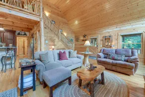 Log Cabin w/ Hot Tub, Creek & Views - 2 Mi to Ski - Image 4