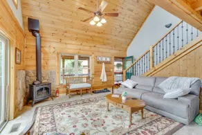 Serene Cabin w/ Deck & Fire Pit in Blue Ridge Mtns - Image 3