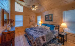 Not-so-Tiny cabin. King Bed and Secure Dog Yard. - Image 4